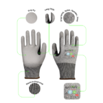 SHARX® XCUT-315 – Reinforced Cut Level C Protection with Precision Control - Image 2