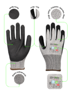 SHARX® XCUT-520 – Advanced Cut Level D Protection with Enhanced Grip Performance. - Image 2