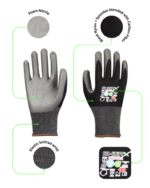 SHARX® XFLEX-PRO875 – ESD Protection with Touchscreen Precision & Superior Grip. - Image 2